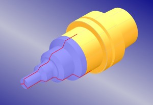 3D-Modell nach DIN 4003 / ISO 13399-3D für NC-Simulation und Kollisisonsüberprüfung