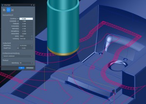 Mit der neuen Vollschnittbehandlung wird das Bahnlayout in Vollschnittsituationen automatisch an die Geometrie angepasst.