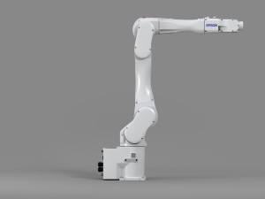 Epson 6-Achs-Roboter C8XL mit einer Nutzlast von bis zu acht kg und einer Reichweite von 1.400 mm.