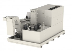 Der modular aufgebaute Feinstfilter MicroPur lässt sich nahezu beliebig skalieren. Im Bild ist eine kleinere Anlage mit Automatikkonzentrator AK 20 zu sehen.