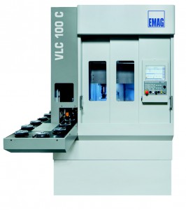 Die VLC 100 C - vertikale Pick-up-Anfasmaschine 