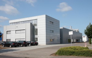 Das neue Büro- und Produktionsgebäude von Jongen in Willich.
