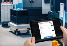 Leitsystem für Transportroboter erhöht Effizienz