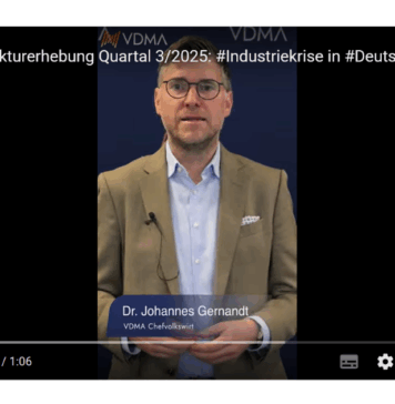 VDMA – Situation im Maschinenbau im 3. Quartal