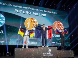 EuroSkills 2025 – Silber für Deutschland im CNC-Fräsen