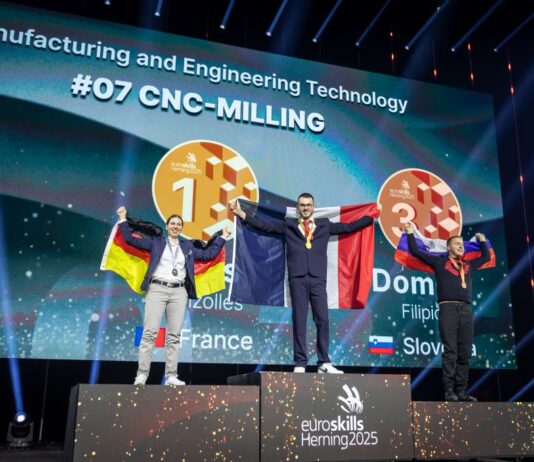 EuroSkills 2025 – Silber für Deutschland im CNC-Fräsen