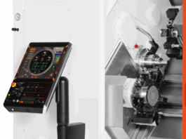 Hochleistungsdrehzentrum mit zwei Revolvern