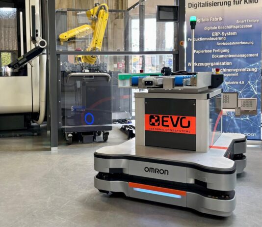 Erstes Mobilroboterprojekt mit EVOorchestration