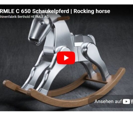Video-Tipp: Schaukelpferd fertigen auf einer Hermle C650