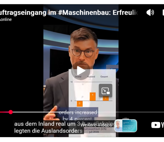 Auftragseingang Maschinenbau Juli 2026
